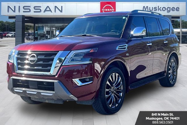 Used 2022 Nissan Armada Platinum w/ Captain's Chairs Package AWD/4WD image 3