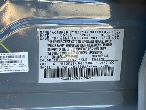 New 2025 Nissan Sentra SV w/ All-Weather Package image 25