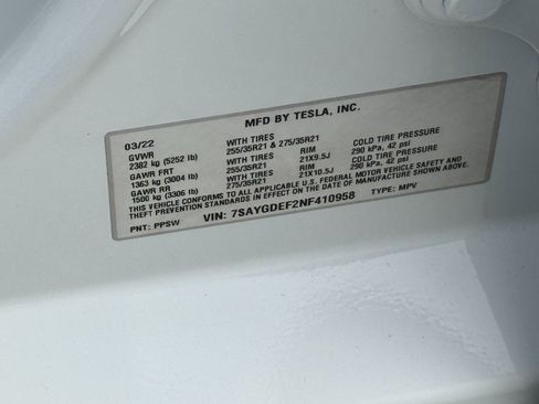 Used 2022 Tesla Model Y Performance image 46