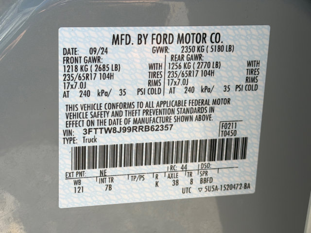 Used 2024 Ford Maverick XLT w/ Equipment Group 300A Standard AWD/4WD image 35
