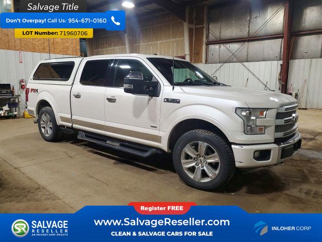 Used 2017 Ford F150 Platinum w/ Max Trailer Tow Package AWD/4WD image 5