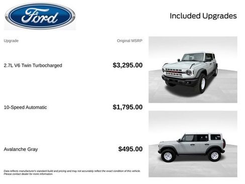 New 2026 Ford Bronco Heritage Edition AWD/4WD image 2