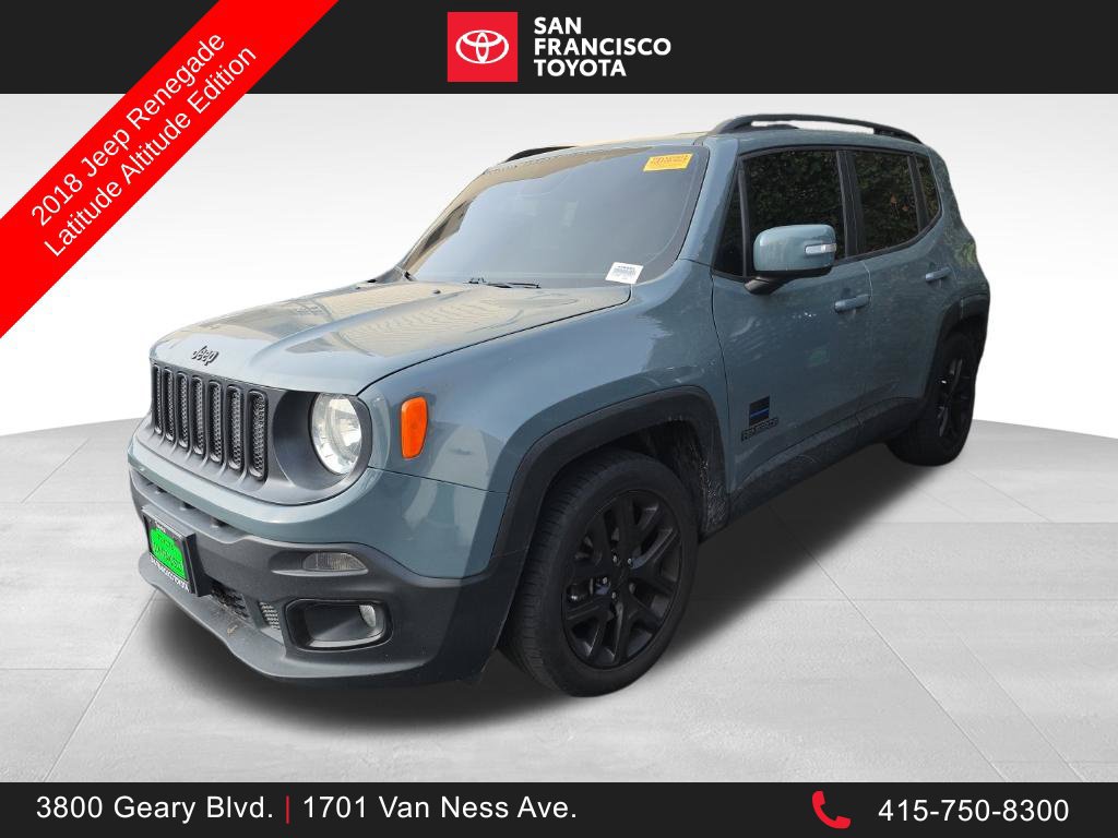 Used 2018 Jeep Renegade Altitude w/ UConnect 8.4 Nav Group FWD image 1