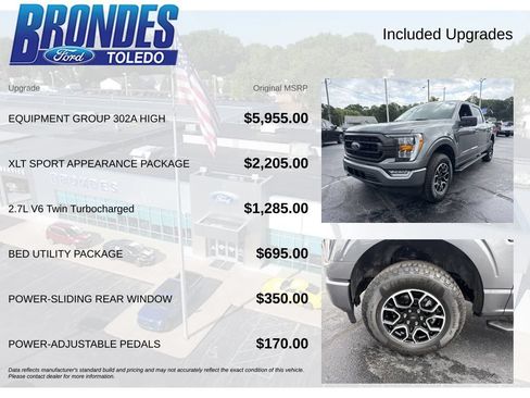 Used 2023 Ford F150 XLT w/ Equipment Group 302A High AWD/4WD image 6