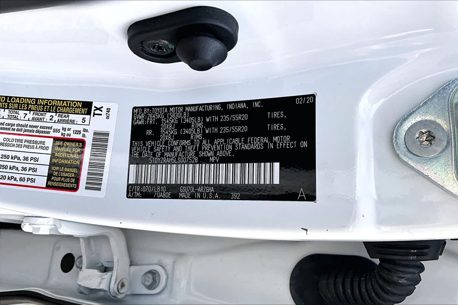 Used 2020 Toyota Highlander Limited FWD image 33