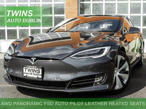 Used 2021 Tesla Model S Long Range Plus AWD/4WD image 1
