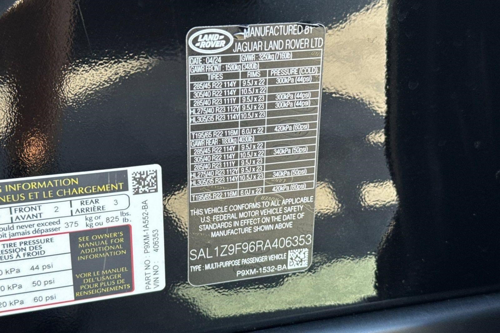 Certified 2024 Land Rover Range Rover Sport AWD/4WD image 29