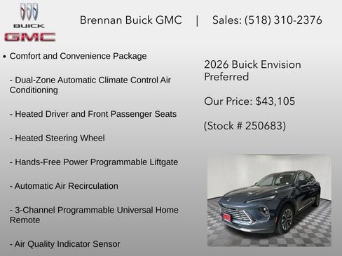 New 2026 Buick Envision Preferred AWD/4WD image 6