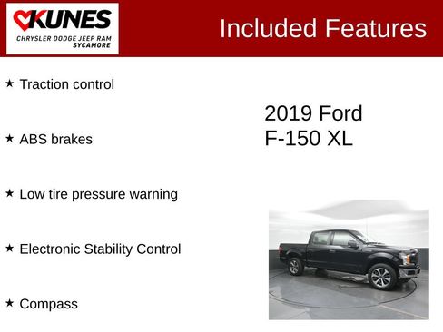 Used 2019 Ford F150 XL w/ Equipment Group 101A Mid AWD/4WD image 3