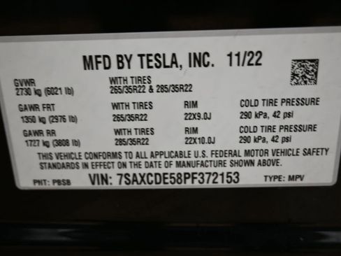Used 2023 Tesla Model X AWD/4WD image 43