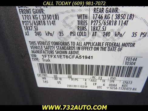 Used 2012 Ford F150 XLT w/ XLT Chrome Pkg image 37