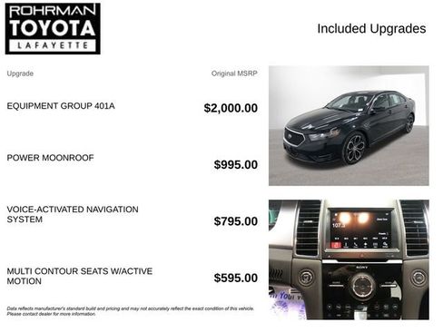 Used 2016 Ford Taurus SHO w/ Equipment Group 401A image 4