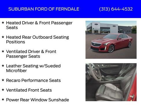 Used 2016 Cadillac CTS V w/ Carbon Fiber Package image 25