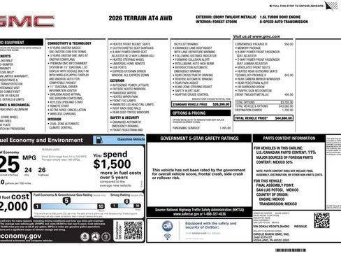 New 2026 GMC Terrain AT4 w/ Convenience Package III image 36