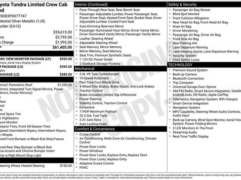 Used 2023 Toyota Tundra Limited AWD/4WD image 32