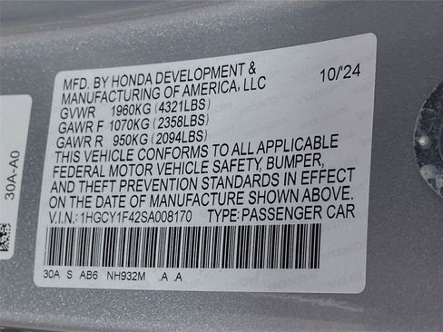 Used 2025 Honda Accord SE image 33