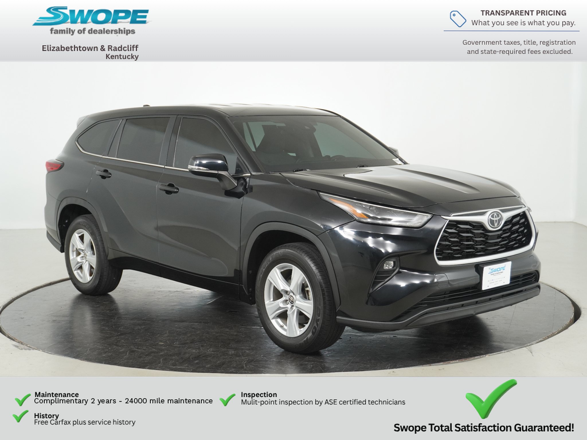 Used 2023 Toyota Highlander LE FWD image 1