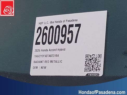 New 2026 Honda Accord Sport image 22