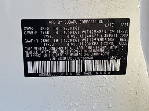 Used 2022 Subaru Outback Premium w/ Popular Package #1 image 14