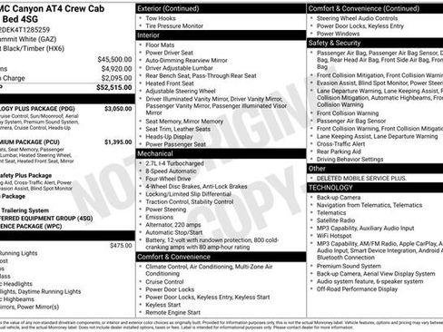 New 2026 GMC Canyon AT4 w/ Technology Plus Package AWD/4WD image 26