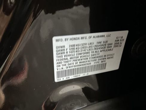Used 2019 Honda Passport Touring image 35