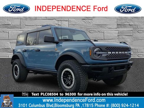 Certified 2023 Ford Bronco Badlands w/ Sasquatch Package image 1