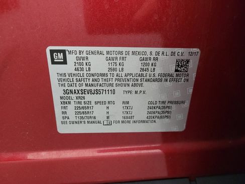 Used 2018 Chevrolet Equinox LT AWD/4WD image 33