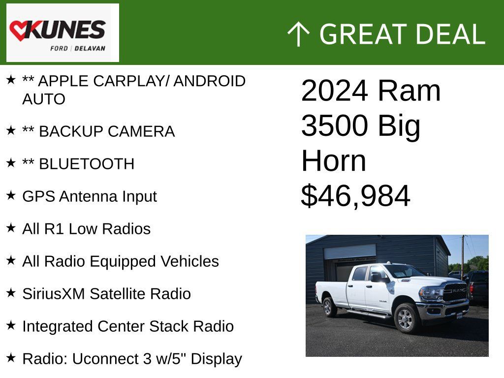 Used 2024 RAM 3500 Big Horn AWD/4WD image 2