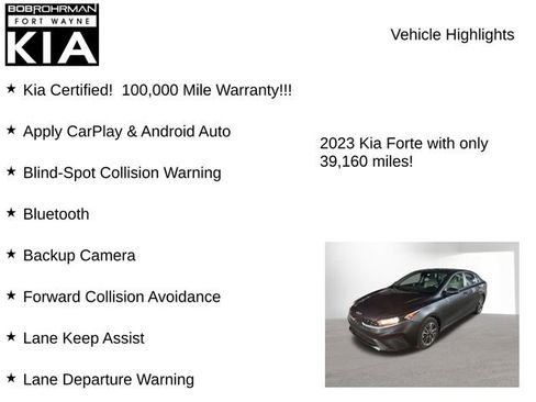 Certified 2023 Kia Forte LXS w/ LXS Technology Package image 7