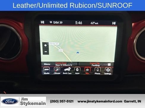 Used 2021 Jeep Wrangler Unlimited Rubicon w/ Uconnect 4C Nav & Sound Group AWD/4WD image 23