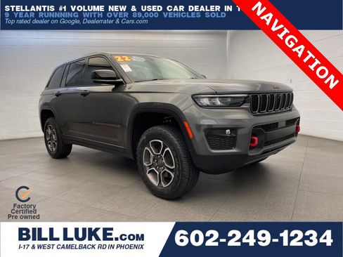 Certified 2022 Jeep Grand Cherokee Trailhawk image 1