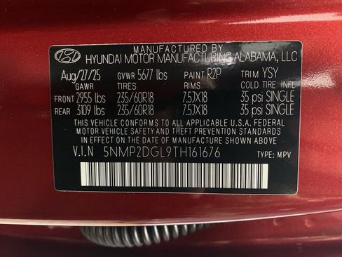 New 2026 Hyundai Santa Fe SEL image 36