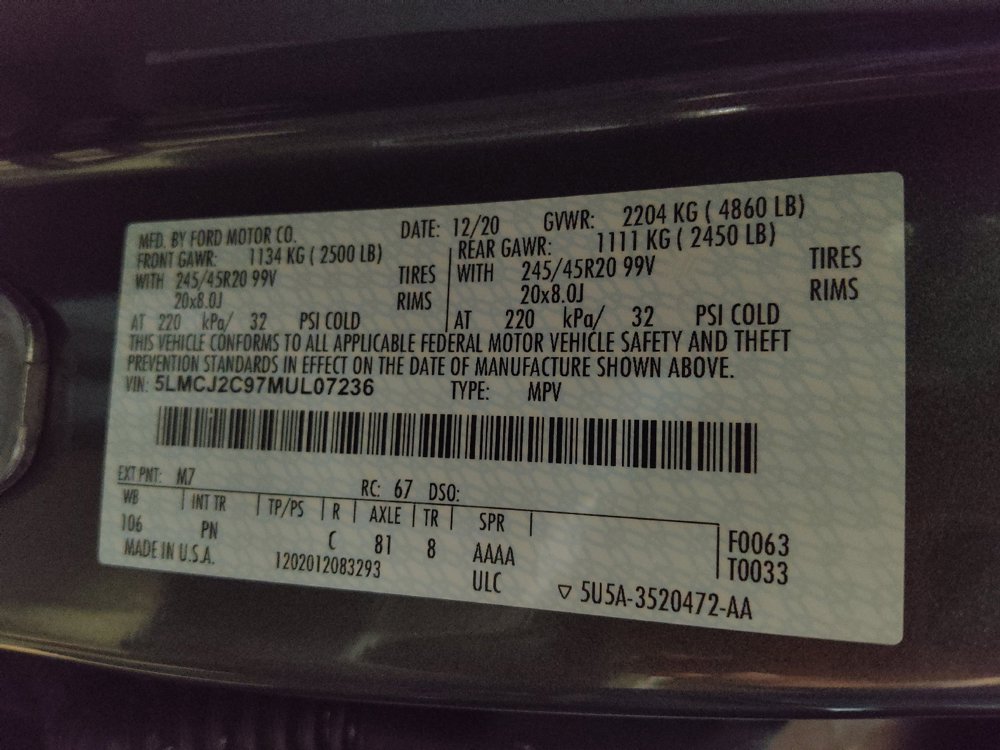 Used 2021 Lincoln Corsair Reserve w/ Equipment Group 201A FWD image 33