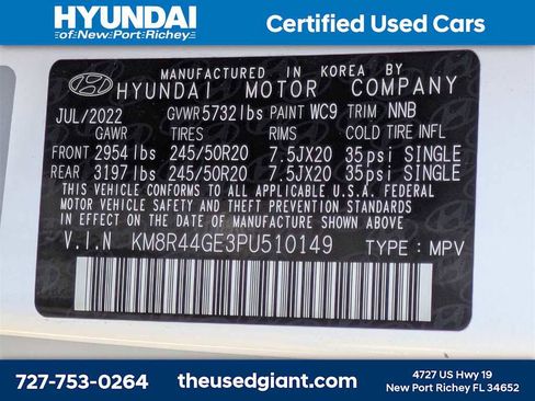 Certified 2023 Hyundai Palisade SEL w/ Cargo Package image 47