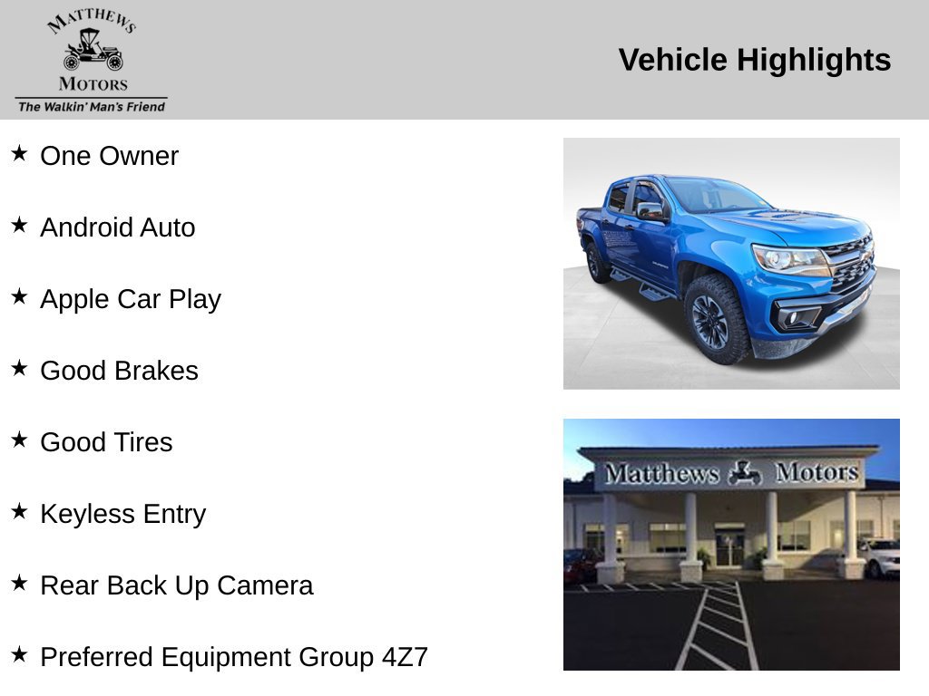 Used 2022 Chevrolet Colorado Z71 AWD/4WD image 12