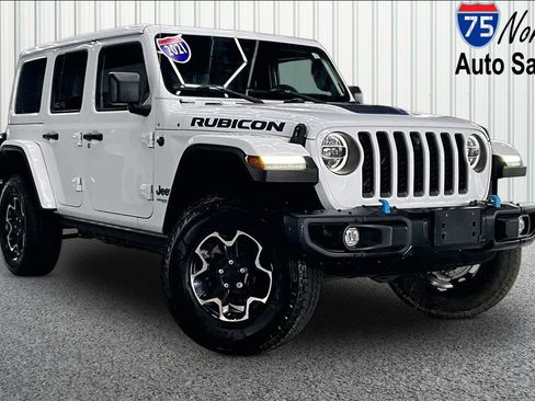 Used 2021 Jeep Wrangler Unlimited Rubicon 4xe w/ Dual Top Group AWD/4WD image 1