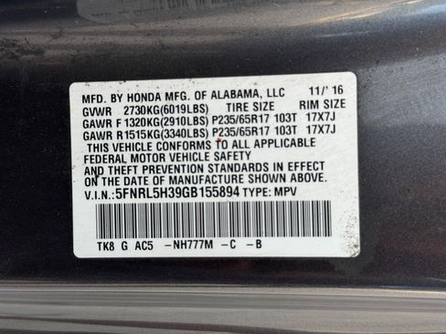Used 2016 Honda Odyssey SE image 39