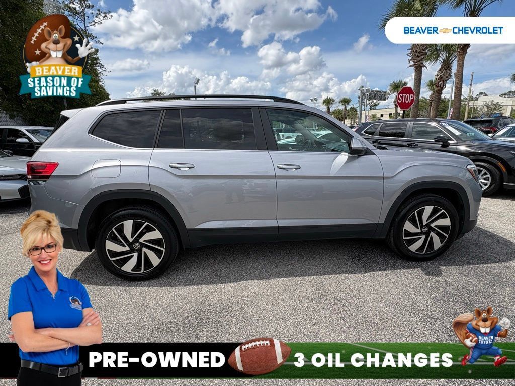 Used 2024 Volkswagen Atlas SE AWD/4WD image 8