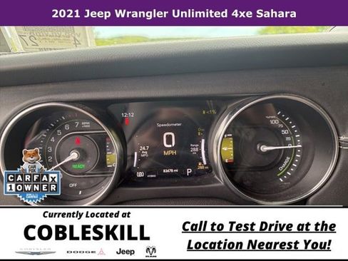 Used 2021 Jeep Wrangler Unlimited Sahara w/ Cold Weather Group AWD/4WD image 11