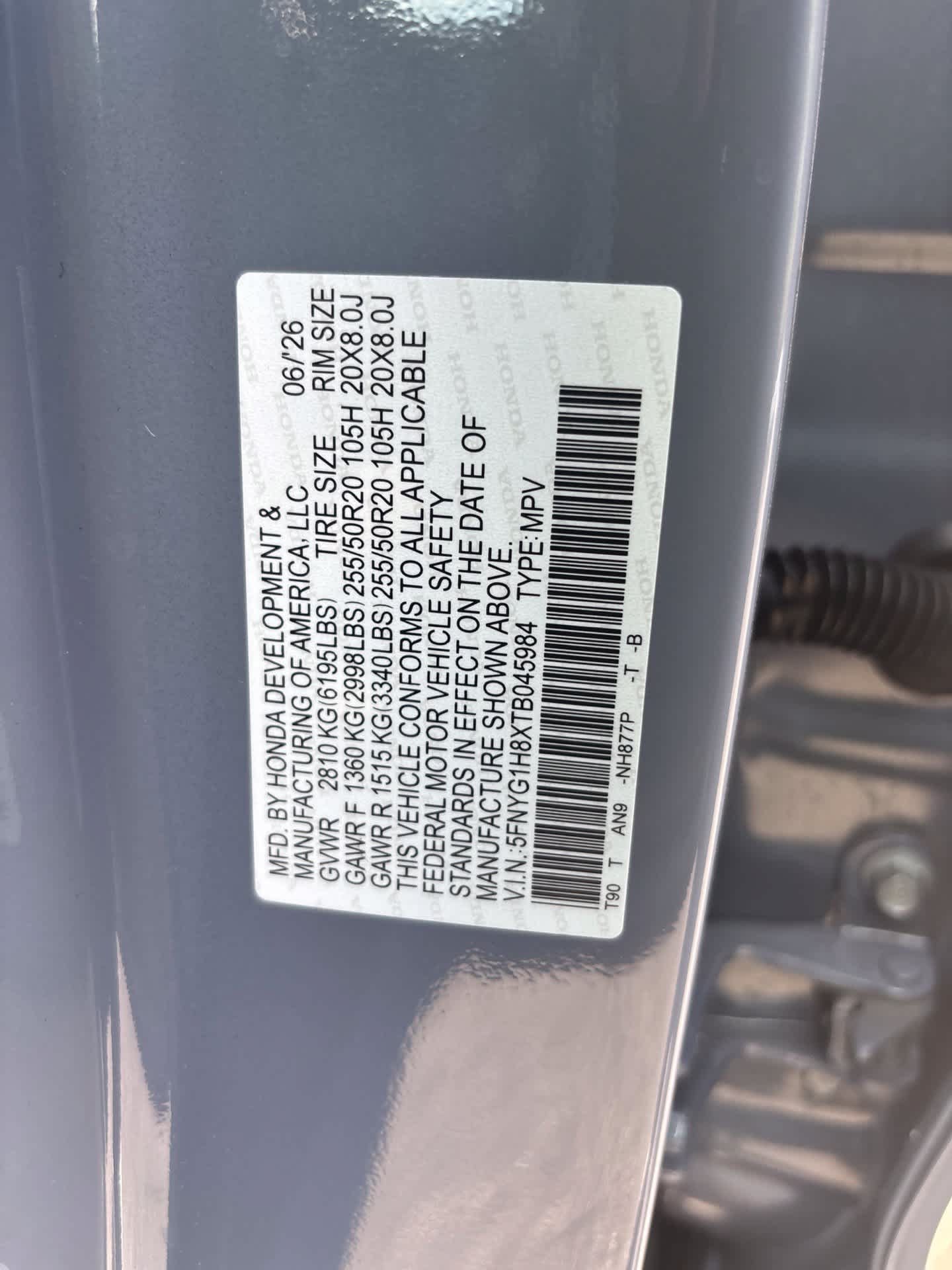 Used 2026 Honda Pilot Elite image 9