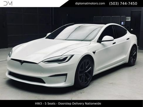 Used 2022 Tesla Model S Plaid AWD/4WD image 1