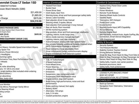 Used 2017 Chevrolet Cruze LT w/ Convenience Package FWD image 5