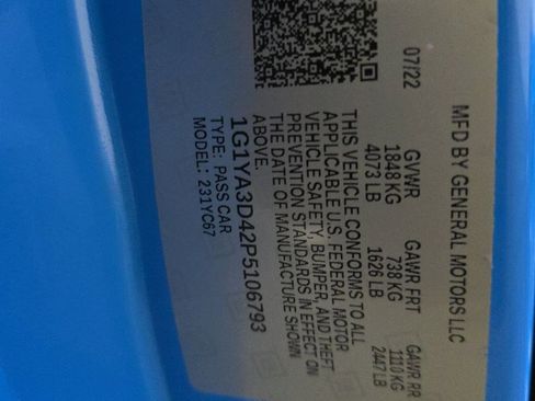 Used 2023 Chevrolet Corvette Stingray Convertible w/ 1LT image 11