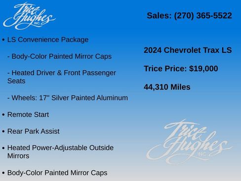 Used 2024 Chevrolet Trax LS w/ LS Convenience Package FWD image 14