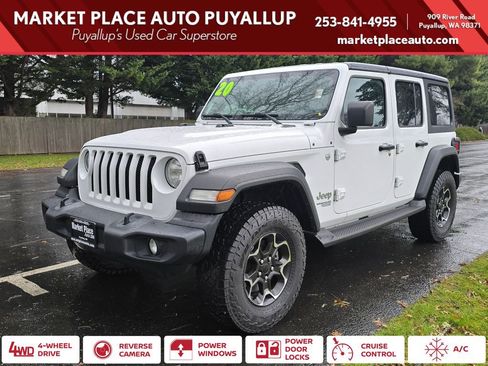 Used 2020 Jeep Wrangler Unlimited Sport S image 1
