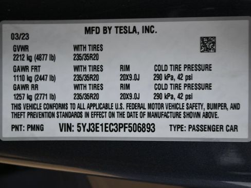 Used 2023 Tesla Model 3 Performance AWD/4WD image 23