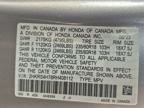 Used 2024 Honda CR-V EX-L image 24