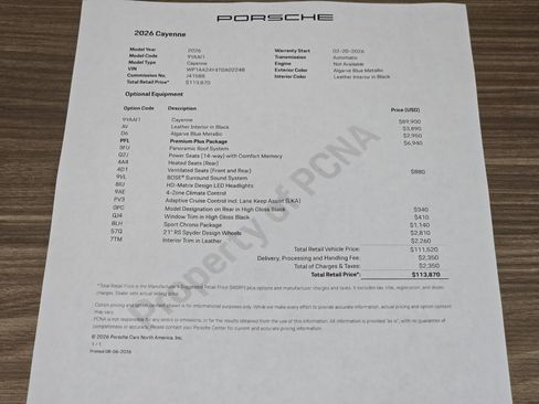Certified 2026 Porsche Cayenne AWD/4WD image 29