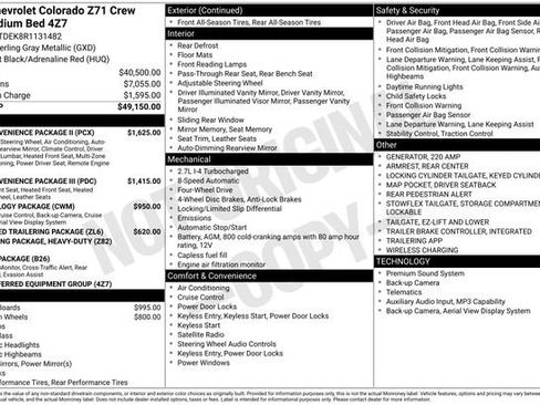 Used 2024 Chevrolet Colorado Z71 w/ Z71 Convenience Package 2 image 12