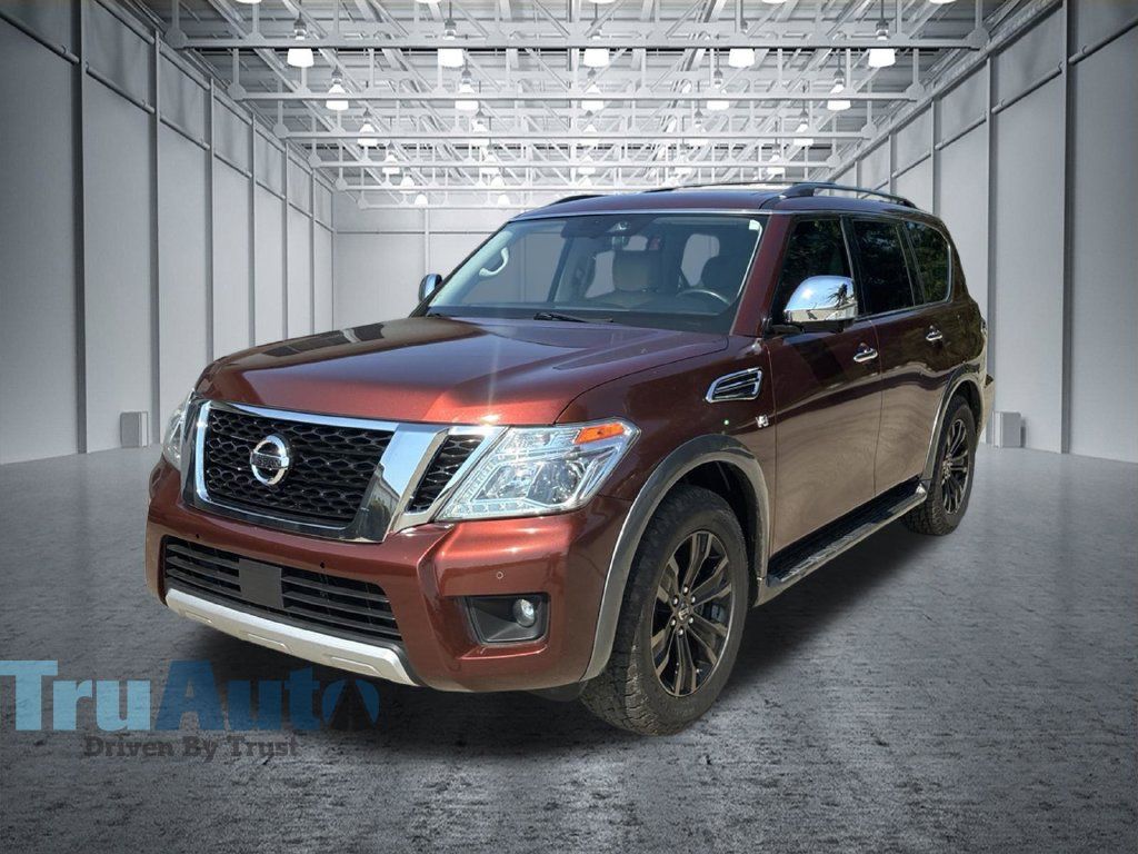 Used 2018 Nissan Armada Platinum w/ Captain Seat Package RWD image 3